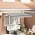 Cortina Retractabilă Gri deschis 250 x 200 cm țesătură GartenMobel Dekor