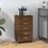 Unitate sertare de birou cu rotile, 5 sertare, stejar GartenMobel Dekor