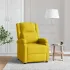 Fotoliu rabatabil, galben, material textil GartenMobel Dekor