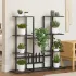 Suport pentru flori, 94,5x25x89 cm, negru, fier GartenMobel Dekor