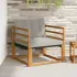 Set de canapele de exterior Lemn solid de Acacia și Textilene GartenMobel Dekor