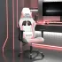 Scaun de gaming de masaj, negru, piele ecologică GartenMobel Dekor