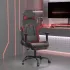 Scaun de gaming masaj/suport picioare negru&albastru piele eco GartenMobel Dekor