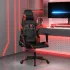 Scaun de gaming de masaj, negru și albastru, piele ecologică GartenMobel Dekor