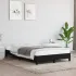 Cadru de pat fără saltea, negru, 120x200 cm, textil GartenMobel Dekor
