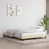 Cadru de pat fără saltea, crem, 140x190 cm, textil GartenMobel Dekor