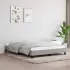 Cadru de pat fără saltea, gri deschis, 100x200 cm, textil GartenMobel Dekor