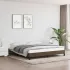 Cadru de pat fără saltea, maro închis, 160x200 cm, textil GartenMobel Dekor