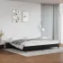 Cadru de pat, negru, 120x190 cm, piele ecologică GartenMobel Dekor