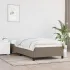 Cadru de pat fără saltea, gri taupe, 140x200 cm, textil GartenMobel Dekor