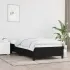 Cadru de pat fără saltea, negru, 140x200 cm, textil GartenMobel Dekor