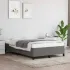 Cadru de pat fără saltea, maro închis, 120x200 cm, textil GartenMobel Dekor