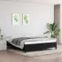 Cadru de pat fără saltea, maro închis, 160x200 cm, textil GartenMobel Dekor