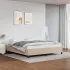 Cadru de pat, negru, 160x200 cm, piele ecologică GartenMobel Dekor
