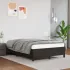 Cadru de pat fără saltea Negru piele artificială GartenMobel Dekor