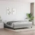 Saltea de pat cu arcuri, negru, 120x190x20 cm, textil GartenMobel Dekor