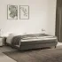 Saltea de pat cu arcuri, gri închis, 120x190x20 cm, textil GartenMobel Dekor