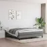 Saltea cu arcuri buzunar, fermitate medie, gri deschis, 160x200x20 cm, textil GartenMobel Dekor