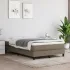 Saltea cu arcuri buzunar, fermitate medie, gri deschis, 120x200x20 cm, textil GartenMobel Dekor