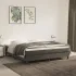 Saltea de pat cu arcuri, gri închis, 120x190x20 cm, textil GartenMobel Dekor