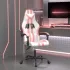 Scaun de gaming pivotant, negru, piele ecologică GartenMobel Dekor