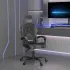 Scaun de gaming pivotant, negru și camuflaj, piele ecologică GartenMobel Dekor