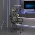 Scaun de gaming pivotant, negru și camuflaj, piele ecologică GartenMobel Dekor