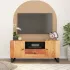 Dulap TV, 105x33,5x46 cm, lemn masiv de acacia&lemn prelucrat GartenMobel Dekor