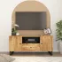 Dulap TV, 105x33,5x46 cm, lemn masiv de acacia&lemn prelucrat GartenMobel Dekor