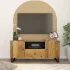 Dulap TV, 105x33,5x46 cm, lemn masiv de acacia&lemn prelucrat GartenMobel Dekor