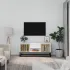 Comodă TV, alb, 105x30x45 cm, lemn prelucrat & fier GartenMobel Dekor