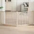 Poartă pentru câini pliabilă, 2 panouri, 160 cm, lemn de brad GartenMobel Dekor