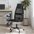 Scaun birou reglabil în înălțime negru piele artificială/plasă GartenMobel Dekor