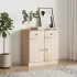 Dulap ALTA, alb, 77x35x73 cm, lemn masiv de pin GartenMobel Dekor
