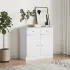 Dulap ALTA, alb, 77x35x73 cm, lemn masiv de pin GartenMobel Dekor