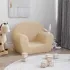 Canapea pentru copii, gri deschis, pluș moale GartenMobel Dekor