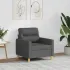 Fotoliu canapea, maro, 60 cm, material textil GartenMobel Dekor