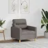 Fotoliu canapea, maro, 60 cm, material textil GartenMobel Dekor