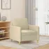 Canapea cu 2 locuri, gri deschis, 120 cm, material textil GartenMobel Dekor