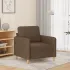 Canapea cu 2 locuri, gri deschis, 120 cm, material textil GartenMobel Dekor
