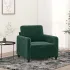 Canapea cu 3 locuri, Negru, 180 cm, catifea GartenMobel Dekor