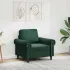 Canapea cu 3 locuri, gri închis, 180 cm, material catifea GartenMobel Dekor