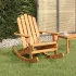 Scaun de grădină Adirondack cu perne, lemn masiv acacia GartenMobel Dekor