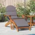 Scaun de grădină Adirondack & suport picioare lemn masiv acacia GartenMobel Dekor