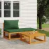 Set mobilier de grădină cu perne, 3 piese, lemn masiv acacia GartenMobel Dekor