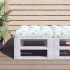 Pernă de paleți, model frunze, 120x80x12 cm, textil GartenMobel Dekor