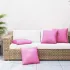 Perne decorative Frunză 4 pcs Model cu frunze 60 x 60 cm GartenMobel Dekor