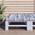 Pernă de paleți, roșu carouri, 80x80x12 cm, material textil GartenMobel Dekor