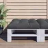 Pernă pentru paleți, negru, 80x80x12 cm, material textil GartenMobel Dekor