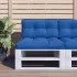 Pernă de paleți, albastru regal, 120x40x12 cm, material textil GartenMobel Dekor